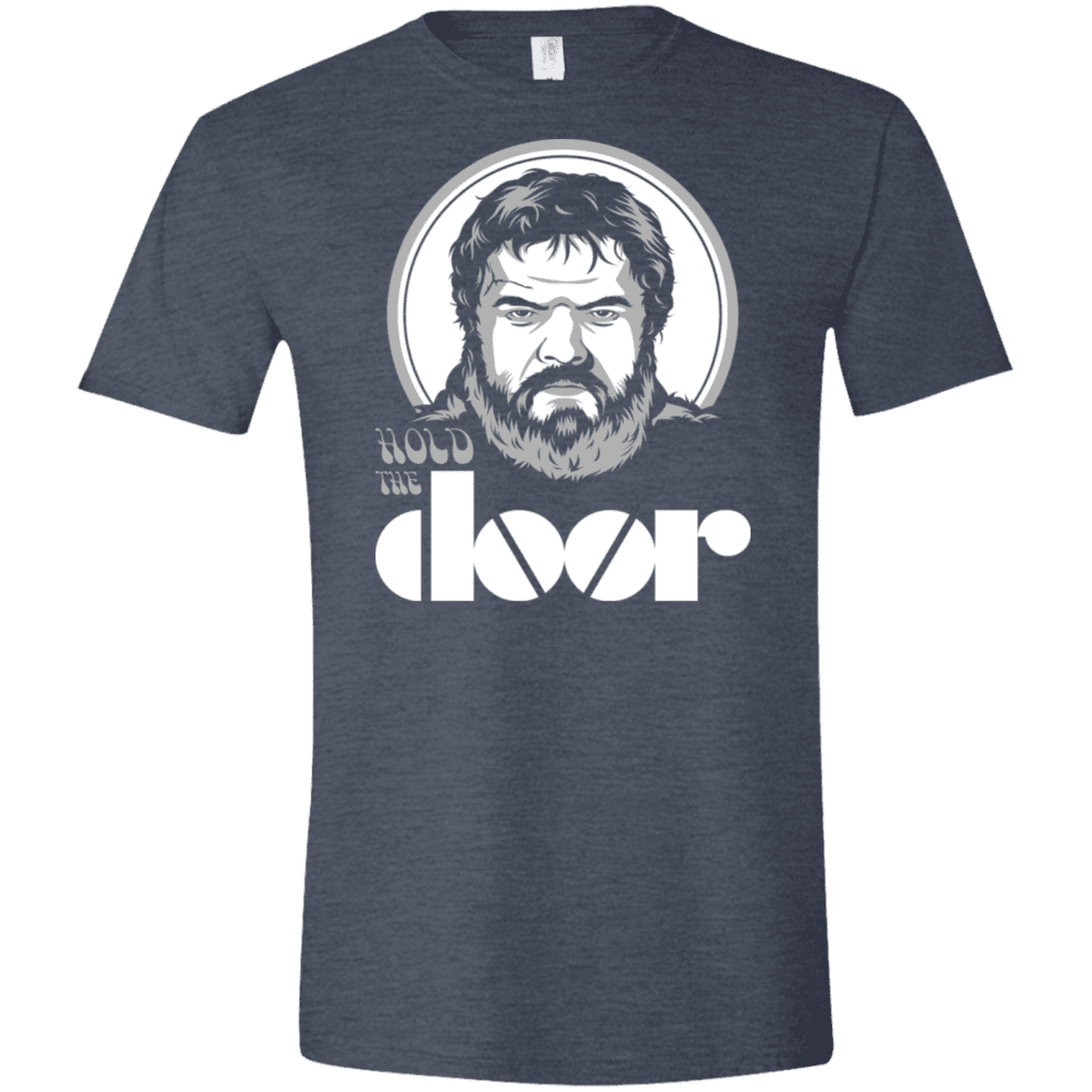 T-Shirts Heather Navy / S Hold the Doors Men's Semi-Fitted Softstyle
