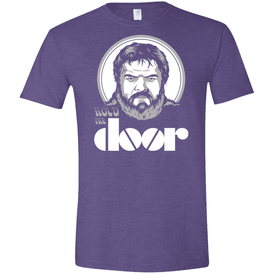T-Shirts Heather Purple / S Hold the Doors Men's Semi-Fitted Softstyle