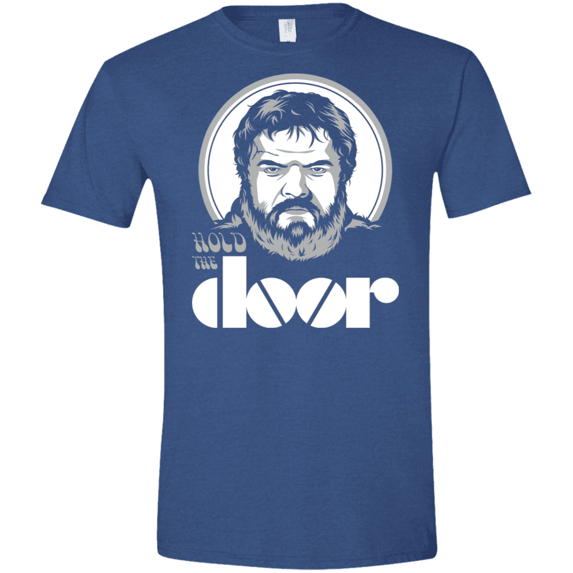 T-Shirts Heather Royal / X-Small Hold the Doors Men's Semi-Fitted Softstyle
