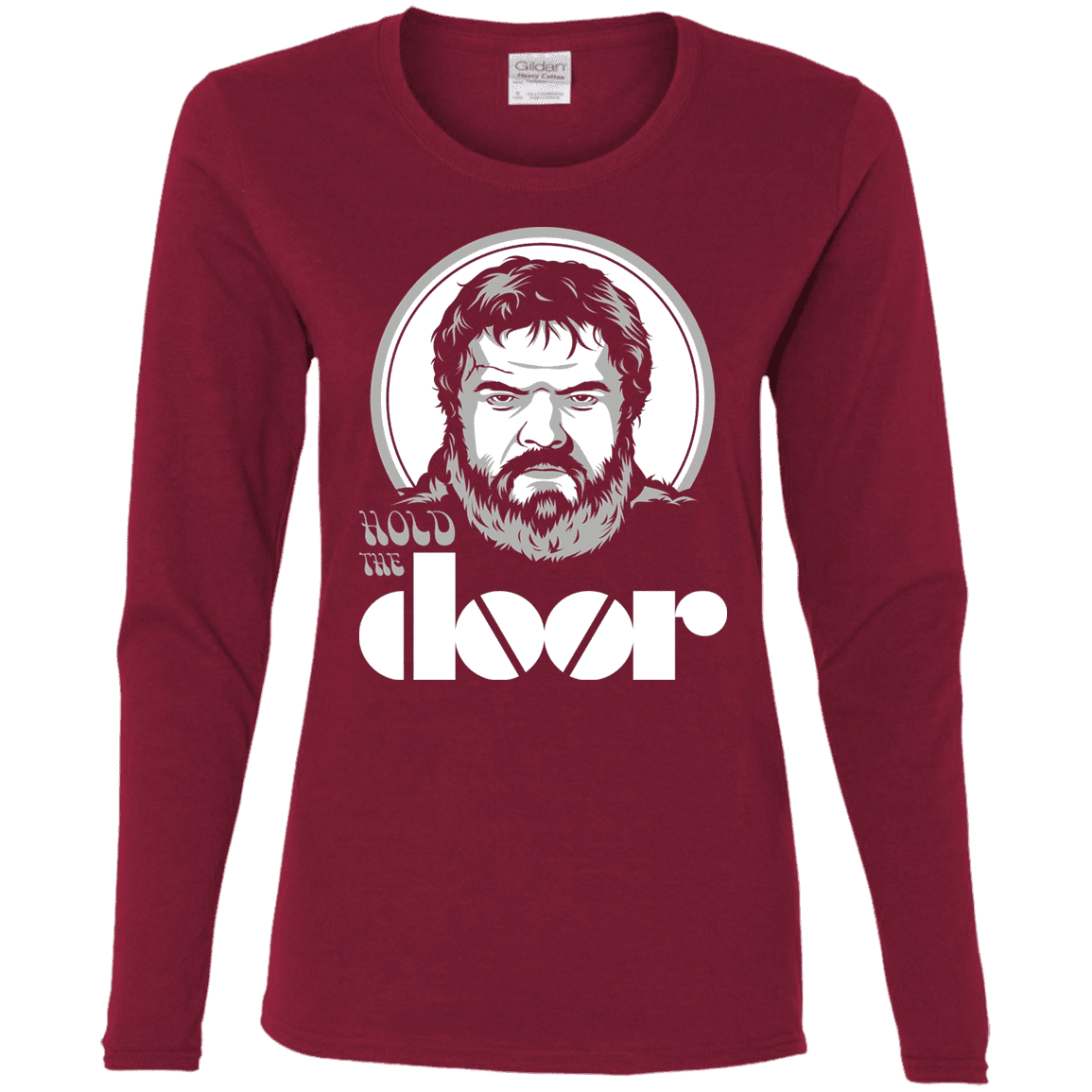 T-Shirts Cardinal / S Hold the Doors Women's Long Sleeve T-Shirt