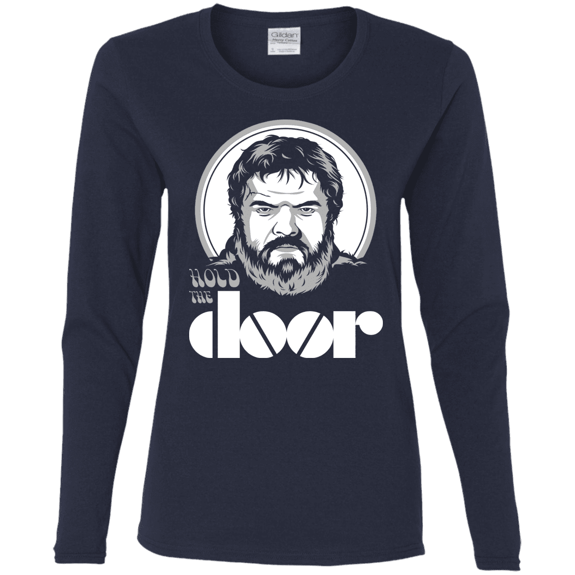 T-Shirts Navy / S Hold the Doors Women's Long Sleeve T-Shirt
