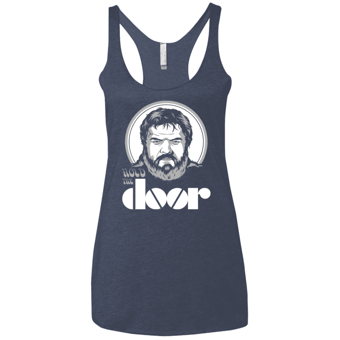 T-Shirts Vintage Navy / X-Small Hold the Doors Women's Triblend Racerback Tank