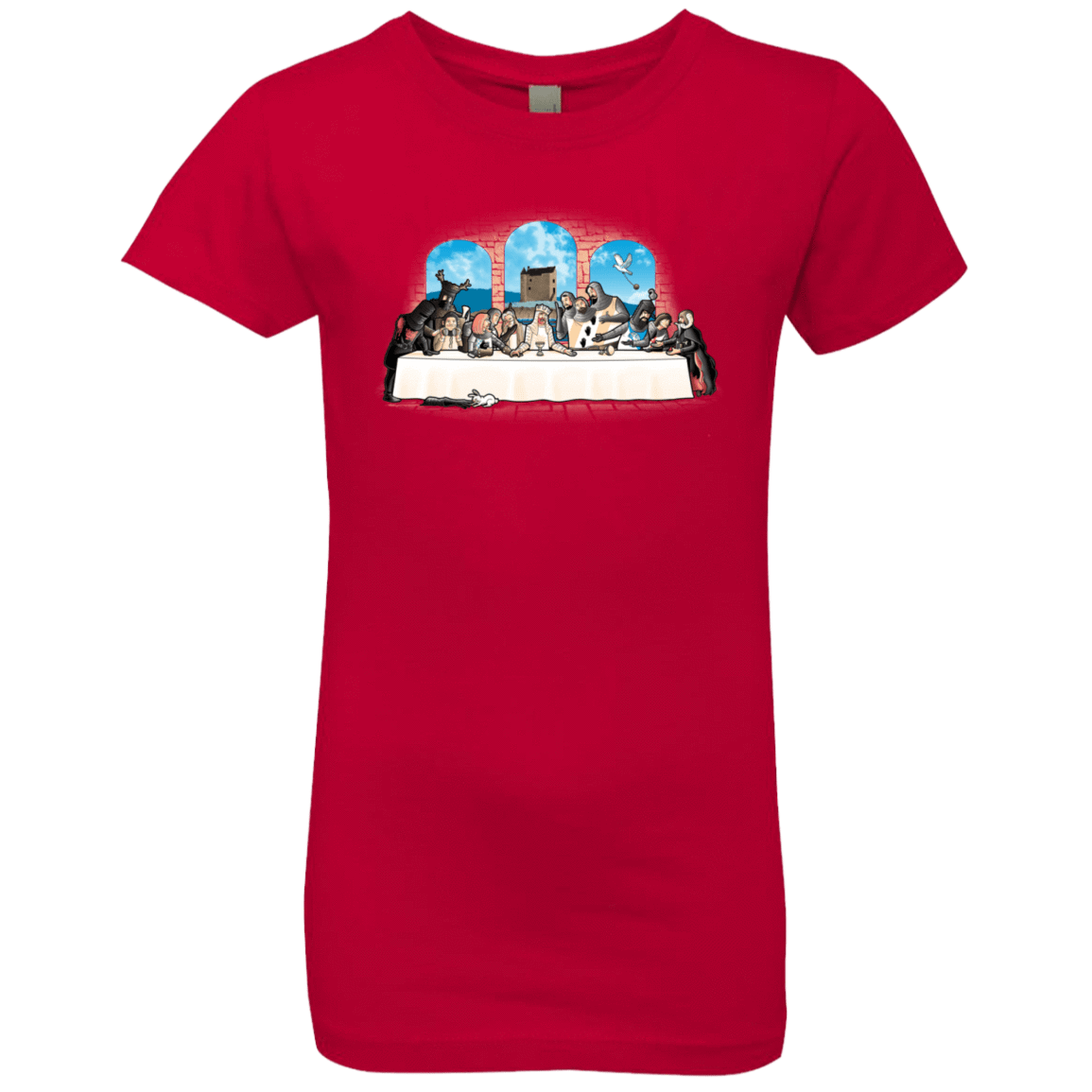 T-Shirts Red / YXS Holy Grail Dinner Girls Premium T-Shirt
