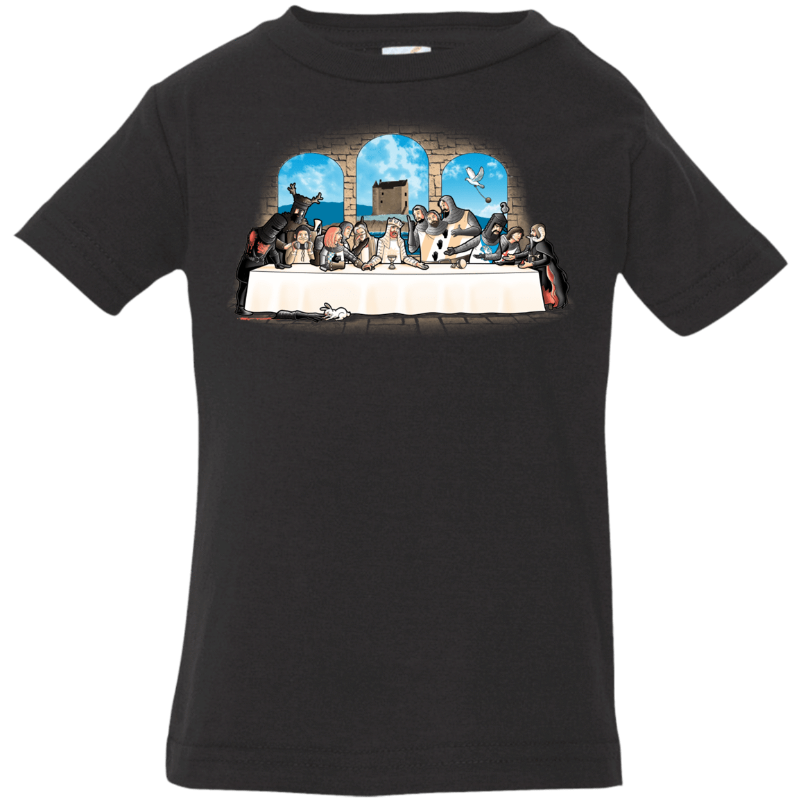 T-Shirts Black / 6 Months Holy Grail Dinner Infant Premium T-Shirt