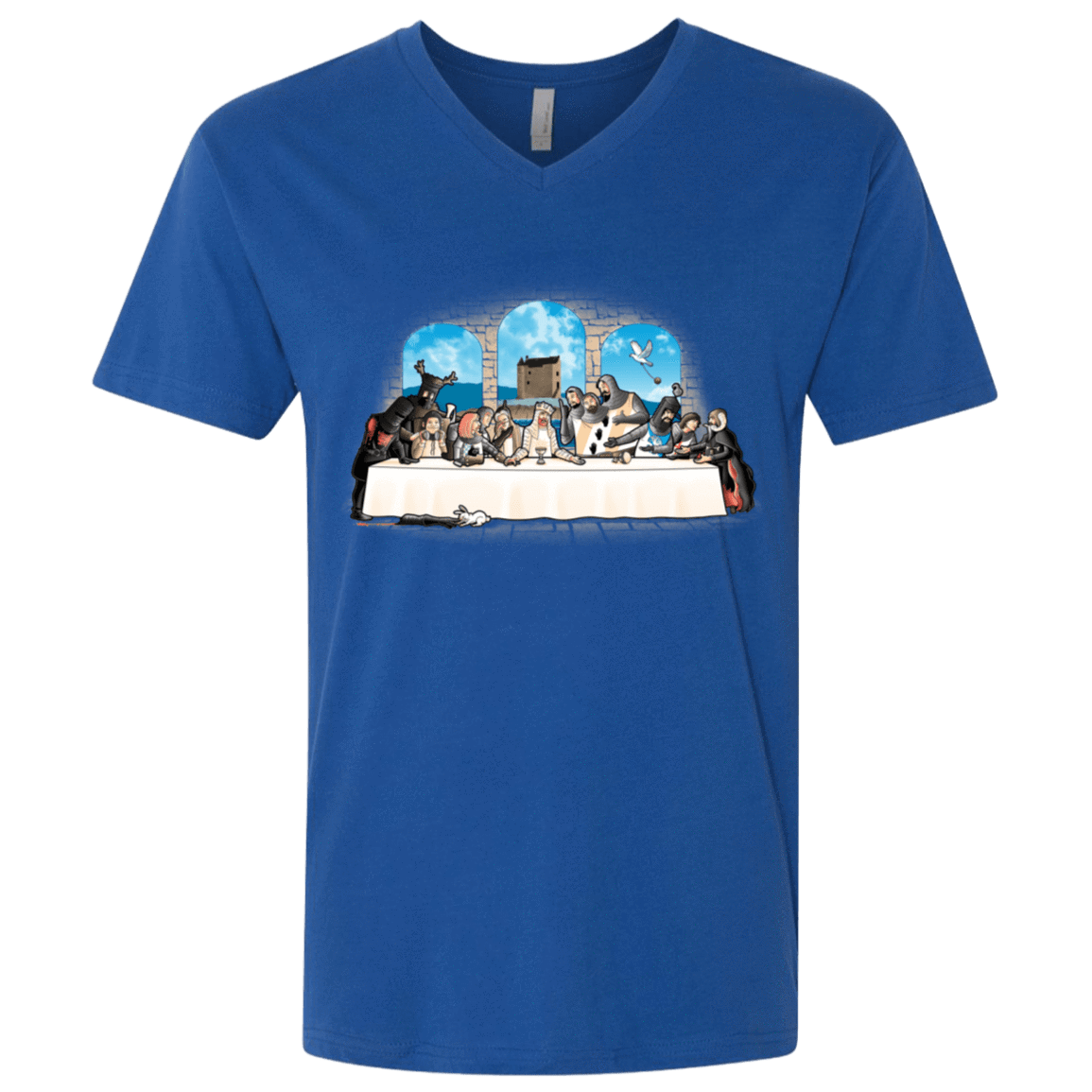 T-Shirts Royal / X-Small Holy Grail Dinner Men's Premium V-Neck