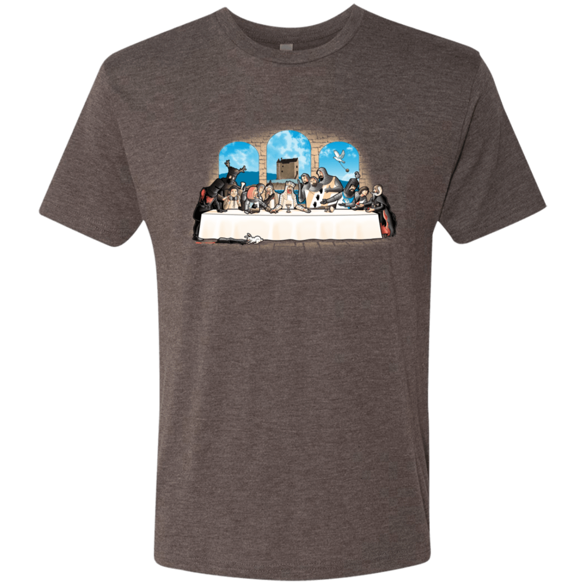 T-Shirts Macchiato / S Holy Grail Dinner Men's Triblend T-Shirt