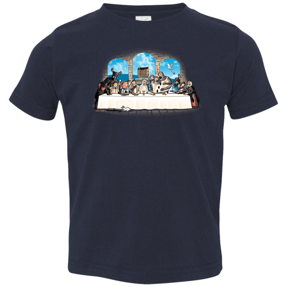 T-Shirts Navy / 2T Holy Grail Dinner Toddler Premium T-Shirt