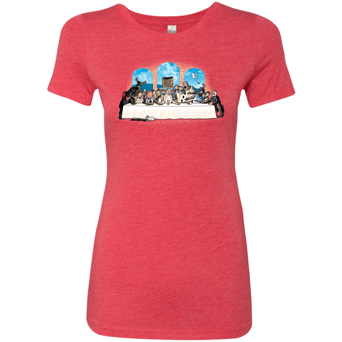 T-Shirts Vintage Red / S Holy Grail Dinner Women's Triblend T-Shirt