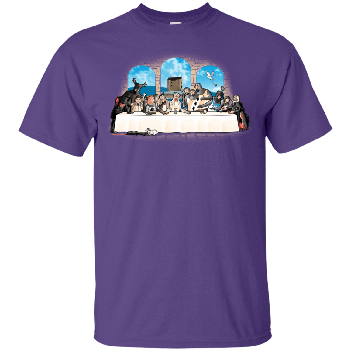 T-Shirts Purple / YXS Holy Grail Dinner Youth T-Shirt