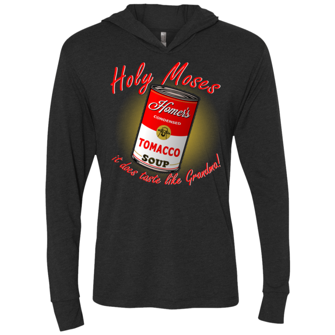 T-Shirts Vintage Black / X-Small Holy moses Triblend Long Sleeve Hoodie Tee