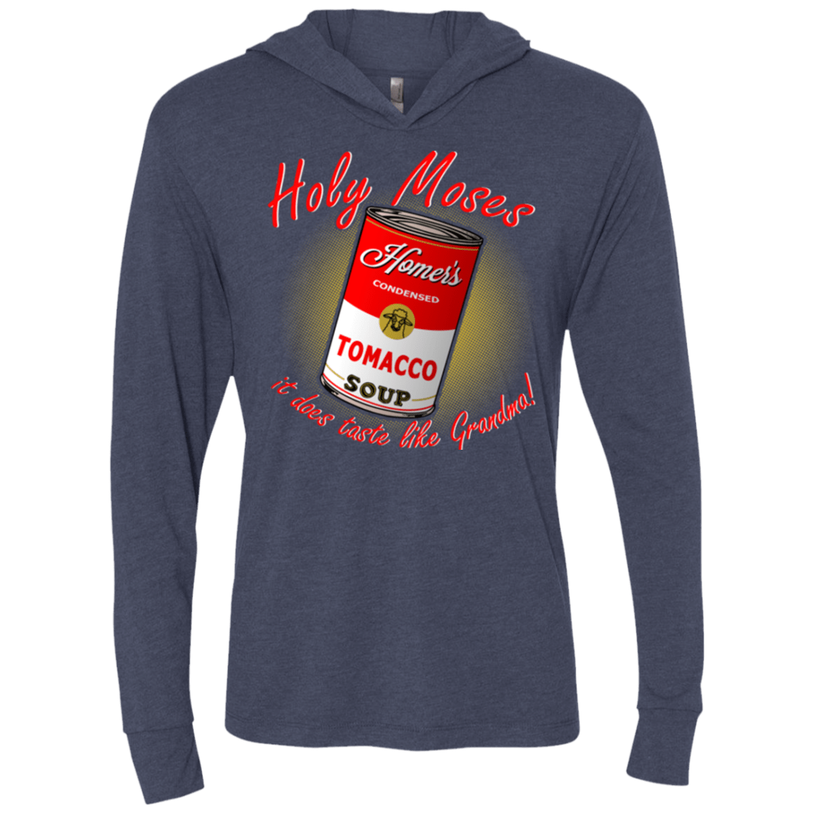 T-Shirts Vintage Navy / X-Small Holy moses Triblend Long Sleeve Hoodie Tee