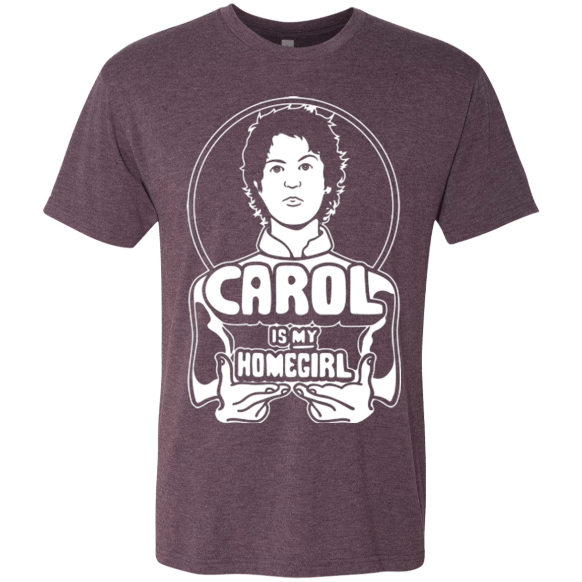 T-Shirts Vintage Purple / Small Homegirl Carol Men's Triblend T-Shirt