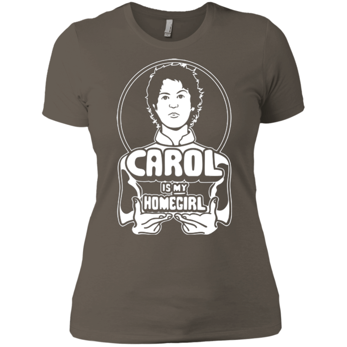 T-Shirts Warm Grey / X-Small Homegirl Carol Women's Premium T-Shirt