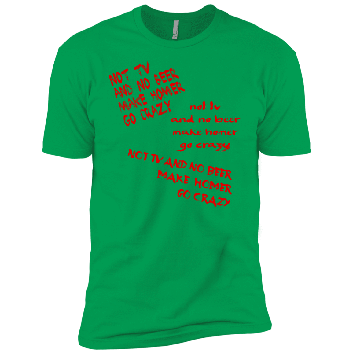 T-Shirts Kelly Green / YXS HOMER CRAZY Boys Premium T-Shirt