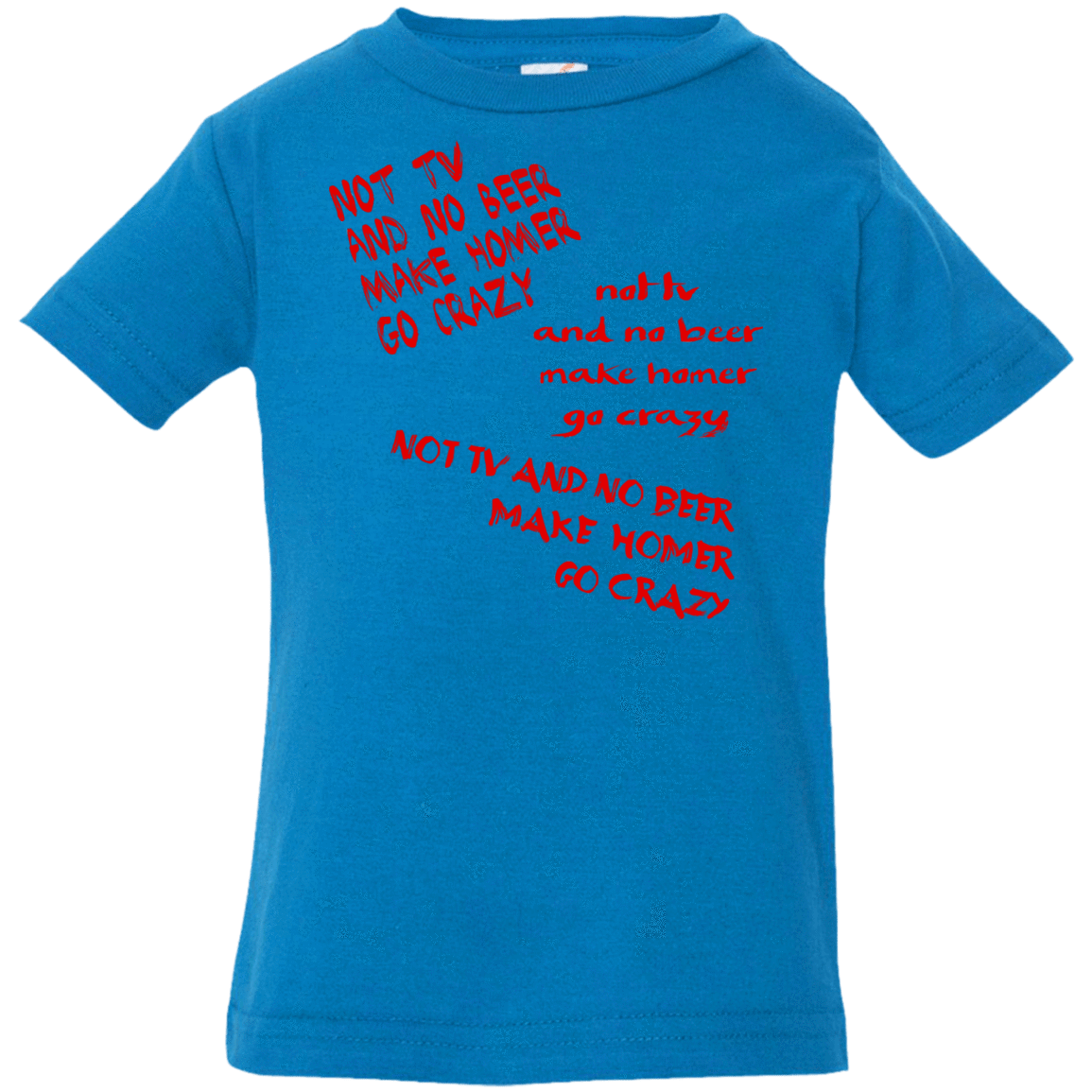 T-Shirts Cobalt / 6 Months HOMER CRAZY Infant Premium T-Shirt