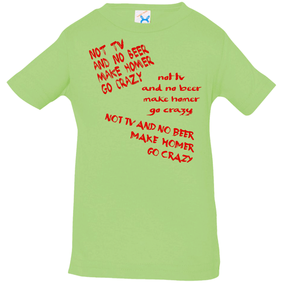 T-Shirts Key Lime / 6 Months HOMER CRAZY Infant Premium T-Shirt