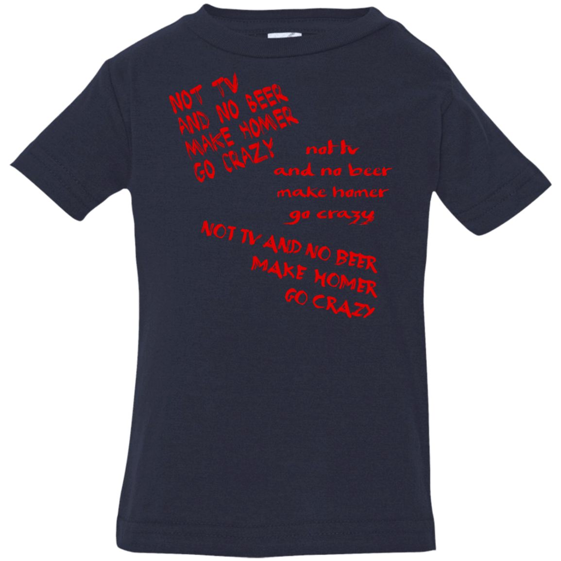 T-Shirts Navy / 6 Months HOMER CRAZY Infant Premium T-Shirt