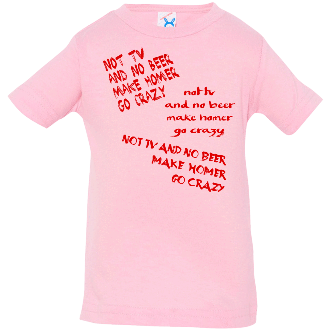 T-Shirts Pink / 6 Months HOMER CRAZY Infant Premium T-Shirt