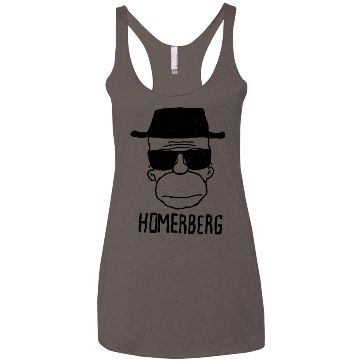 T-Shirts Macchiato / X-Small Homerberg Women's Triblend Racerback Tank