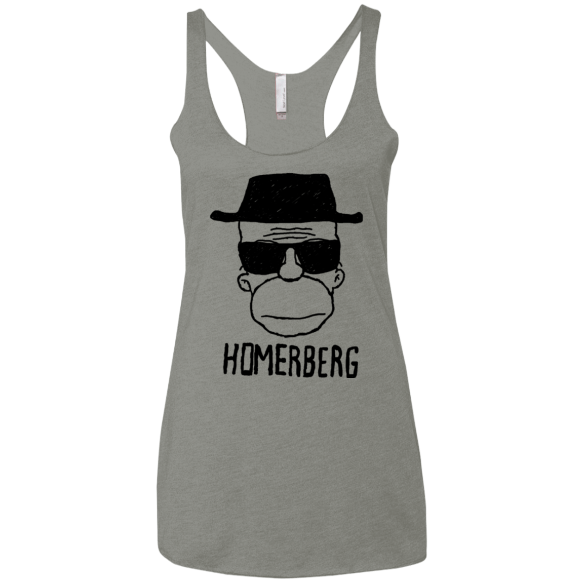 T-Shirts Venetian Grey / X-Small Homerberg Women's Triblend Racerback Tank