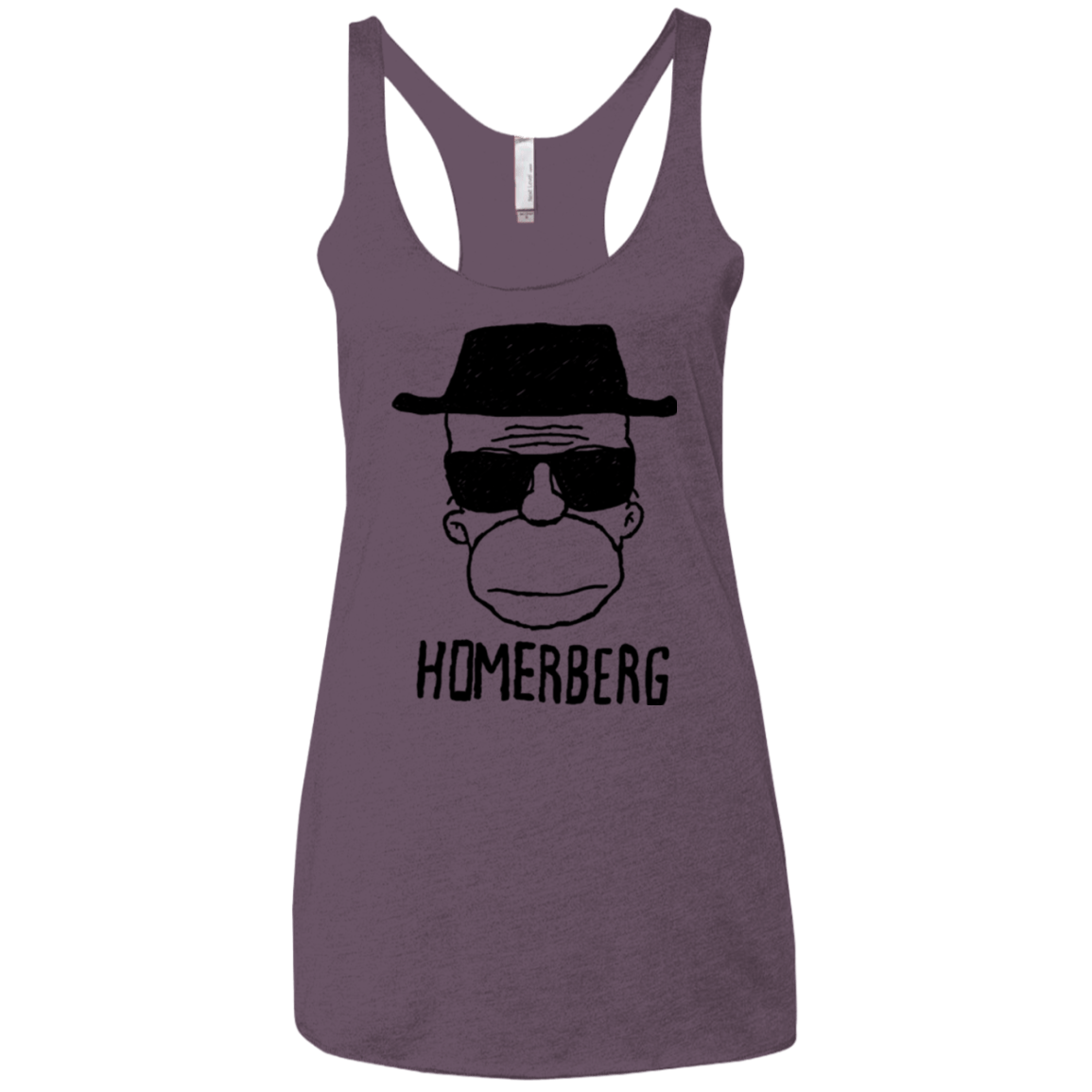 T-Shirts Vintage Purple / X-Small Homerberg Women's Triblend Racerback Tank