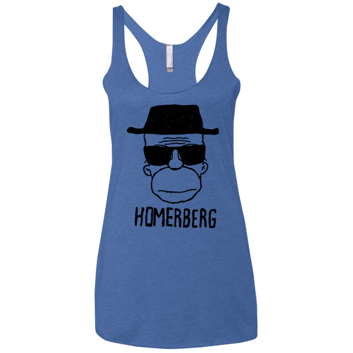 T-Shirts Vintage Royal / X-Small Homerberg Women's Triblend Racerback Tank