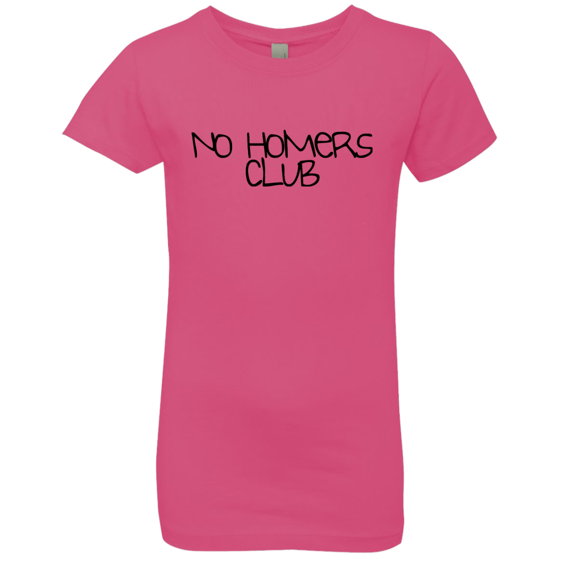 T-Shirts Hot Pink / YXS Homers Girls Premium T-Shirt