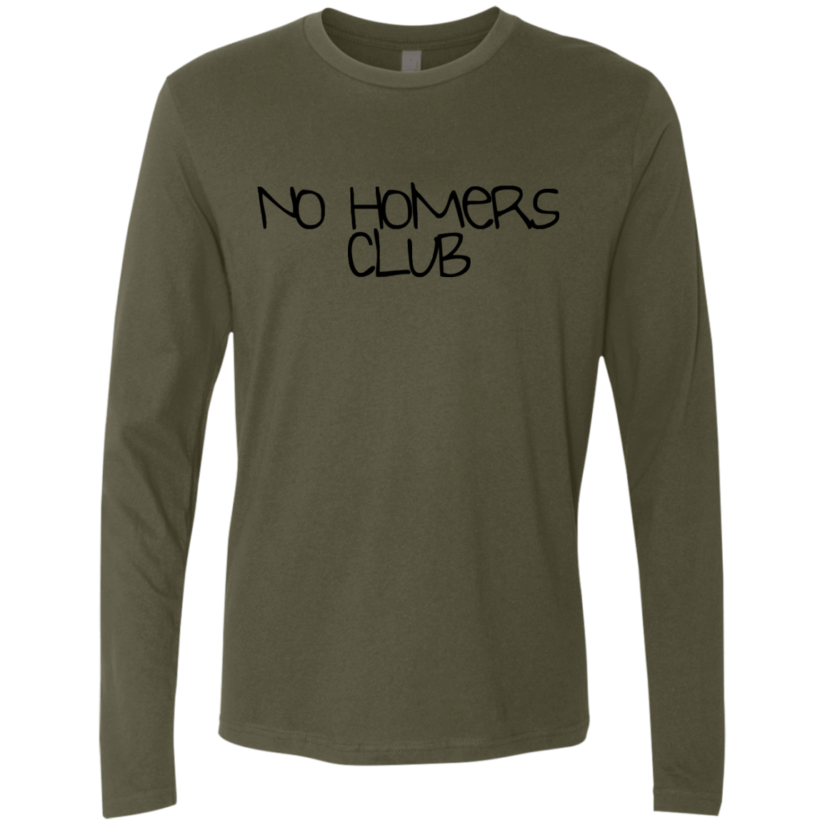 T-Shirts Military Green / S Homers Men's Premium Long Sleeve