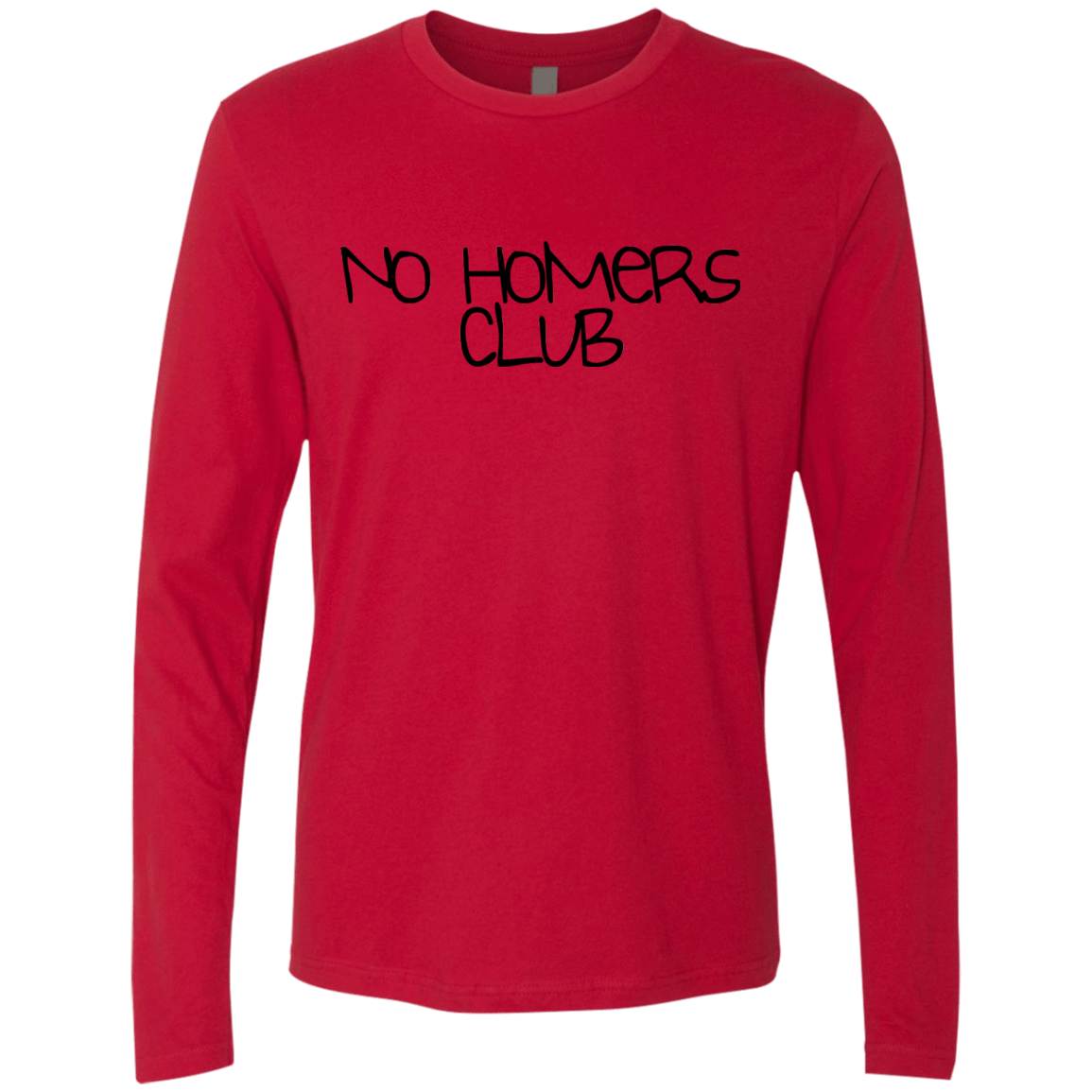 T-Shirts Red / S Homers Men's Premium Long Sleeve