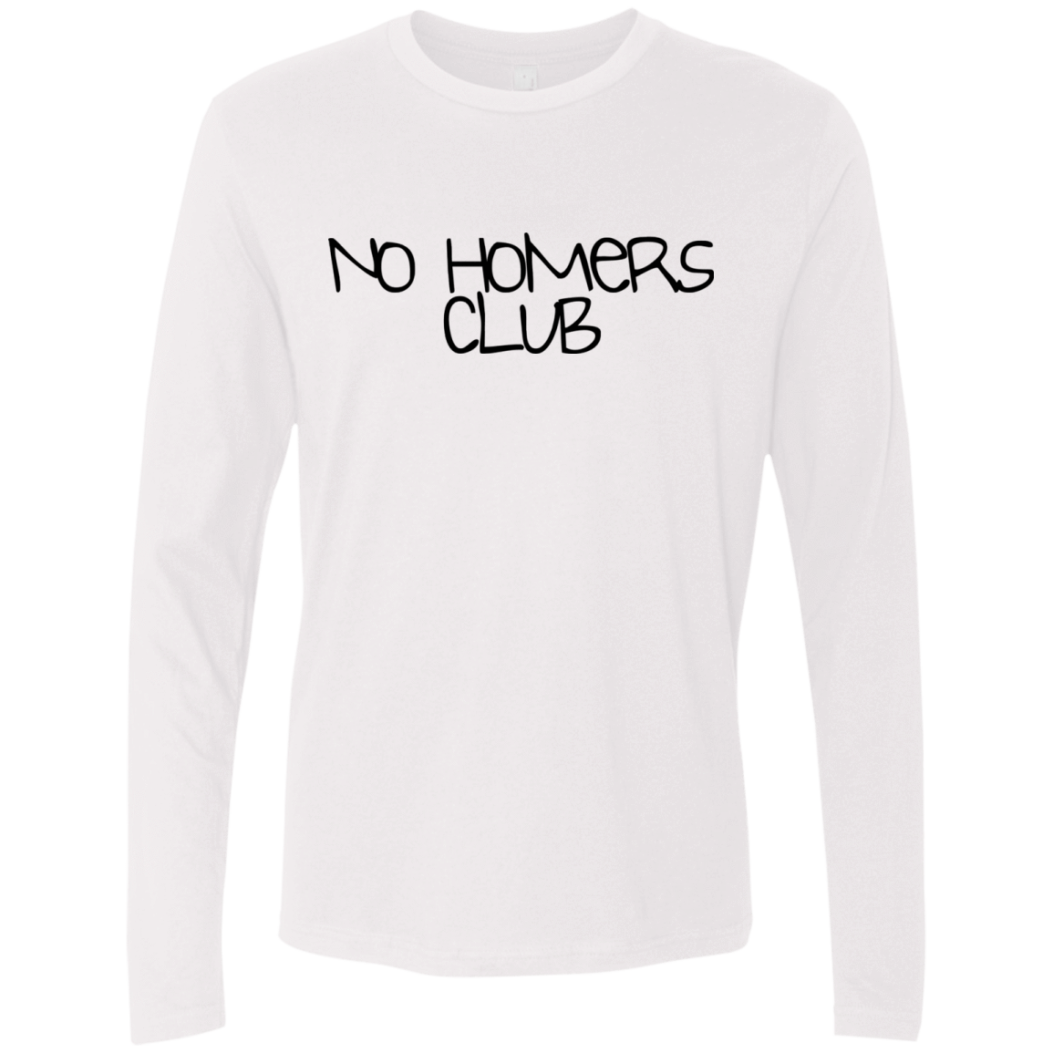 T-Shirts White / S Homers Men's Premium Long Sleeve