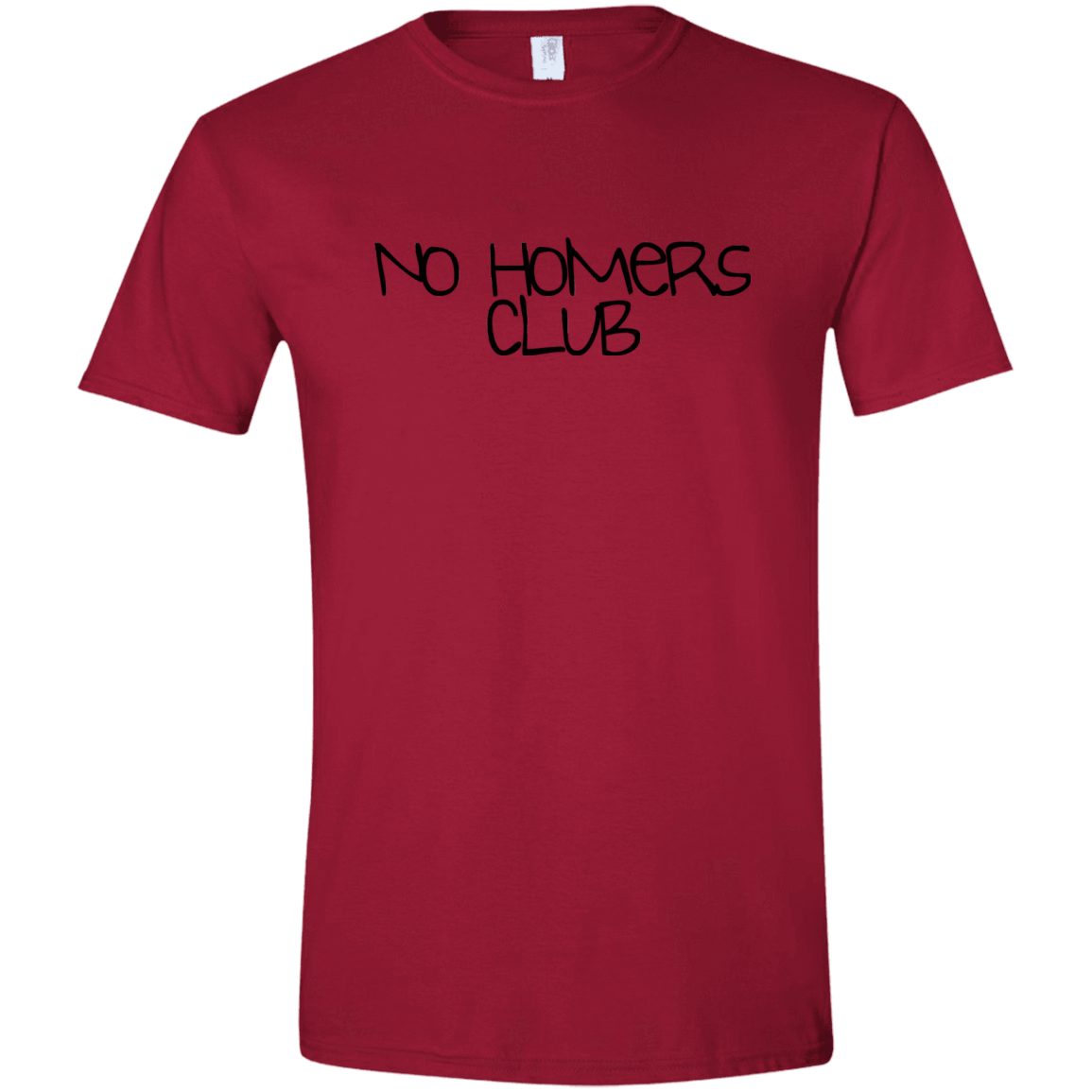 T-Shirts Cardinal Red / S Homers Men's Semi-Fitted Softstyle