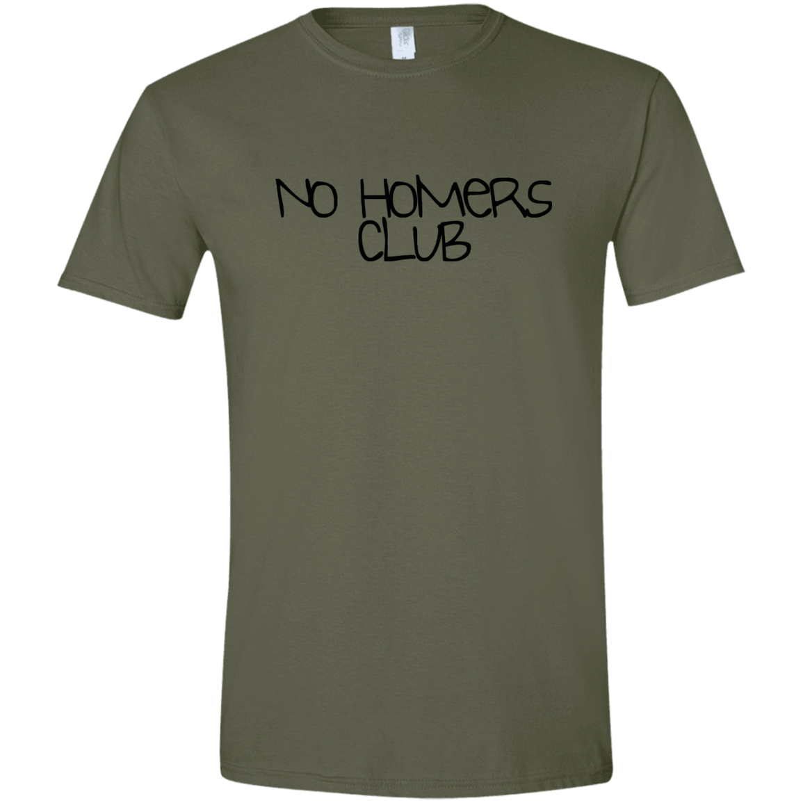 T-Shirts Military Green / S Homers Men's Semi-Fitted Softstyle