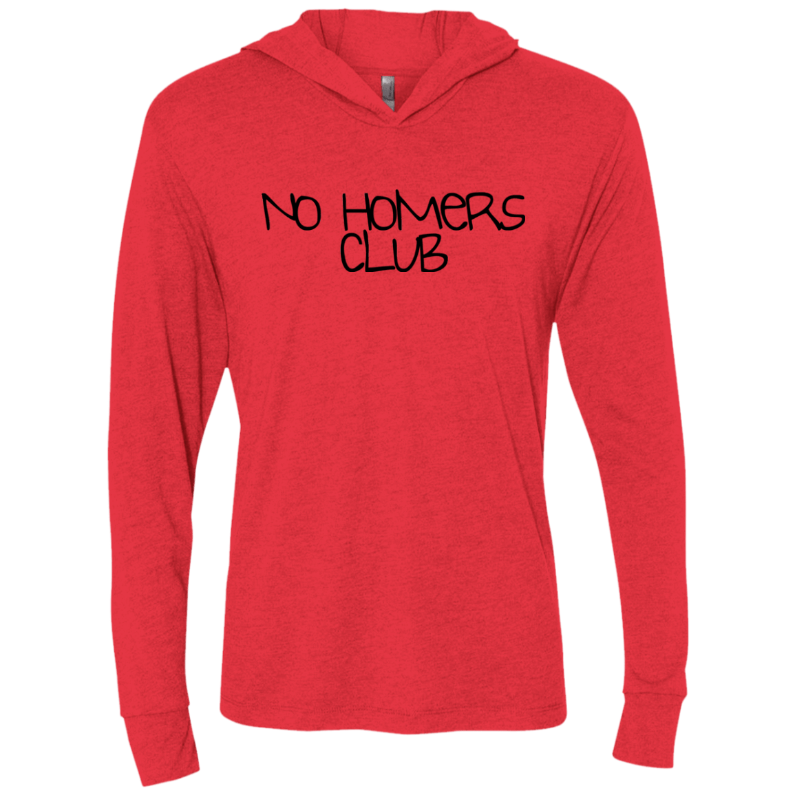 T-Shirts Vintage Red / X-Small Homers Triblend Long Sleeve Hoodie Tee