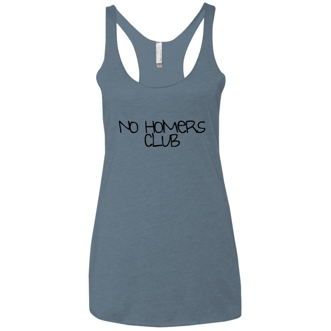 T-Shirts Indigo / X-Small Homers Women's Triblend Racerback Tank
