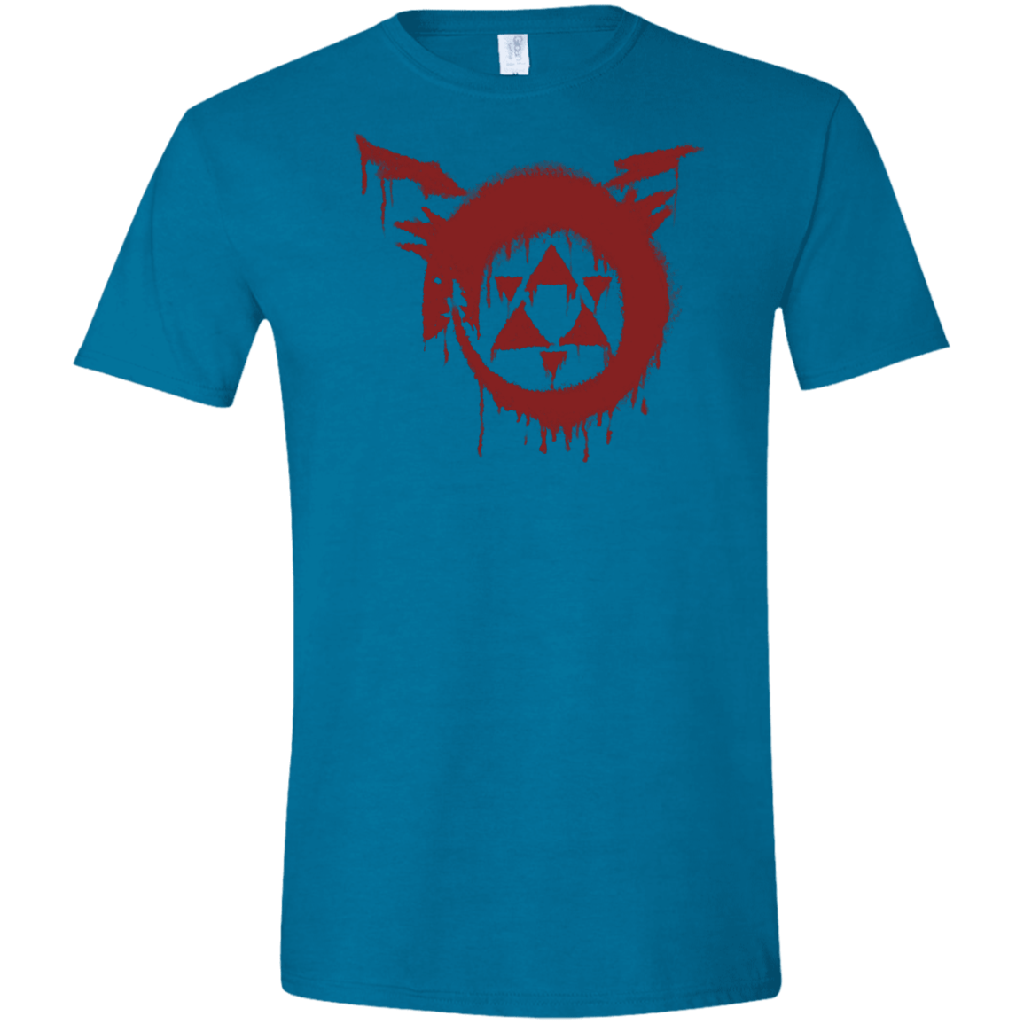 T-Shirts Antique Sapphire / S Homunculus Men's Semi-Fitted Softstyle