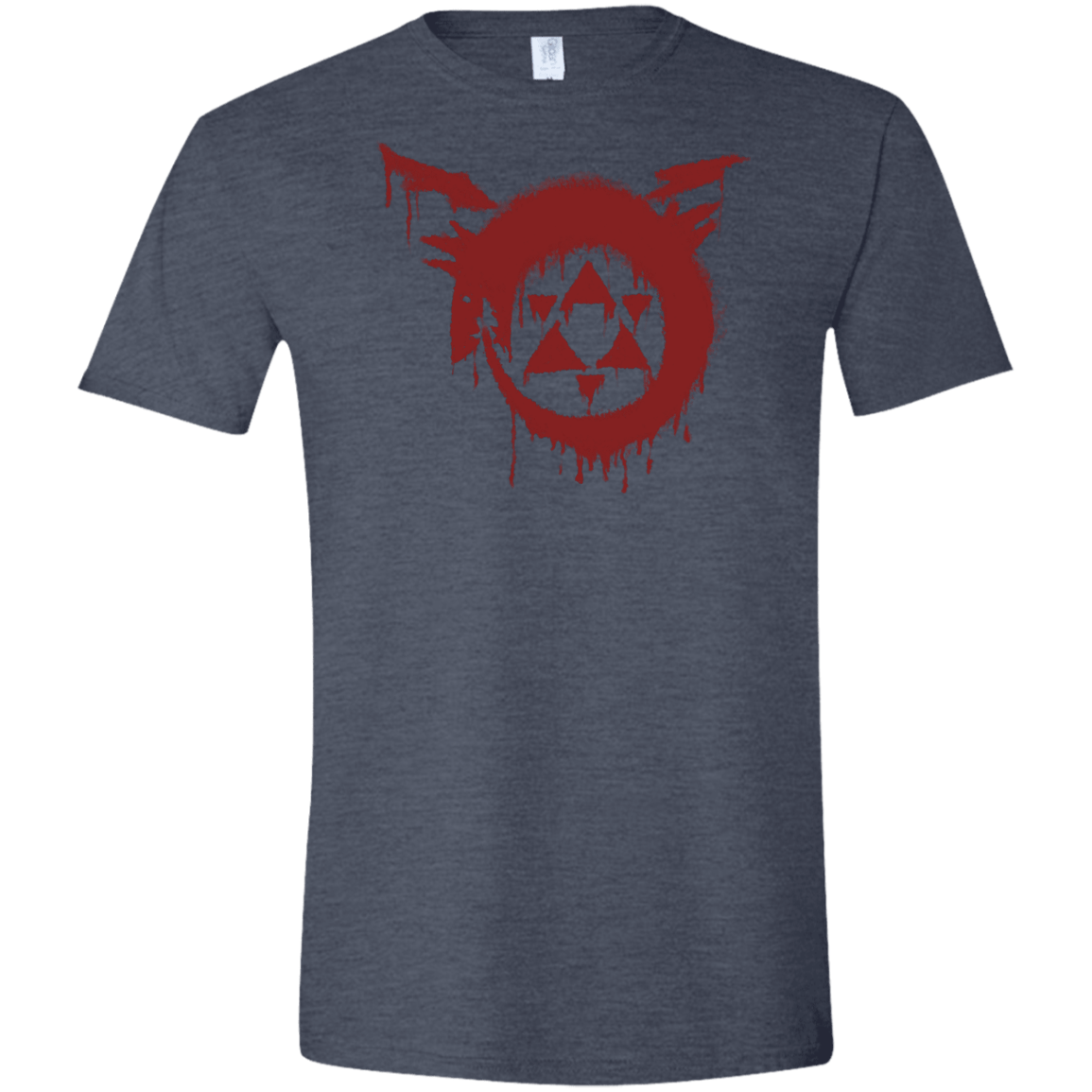 T-Shirts Heather Navy / S Homunculus Men's Semi-Fitted Softstyle