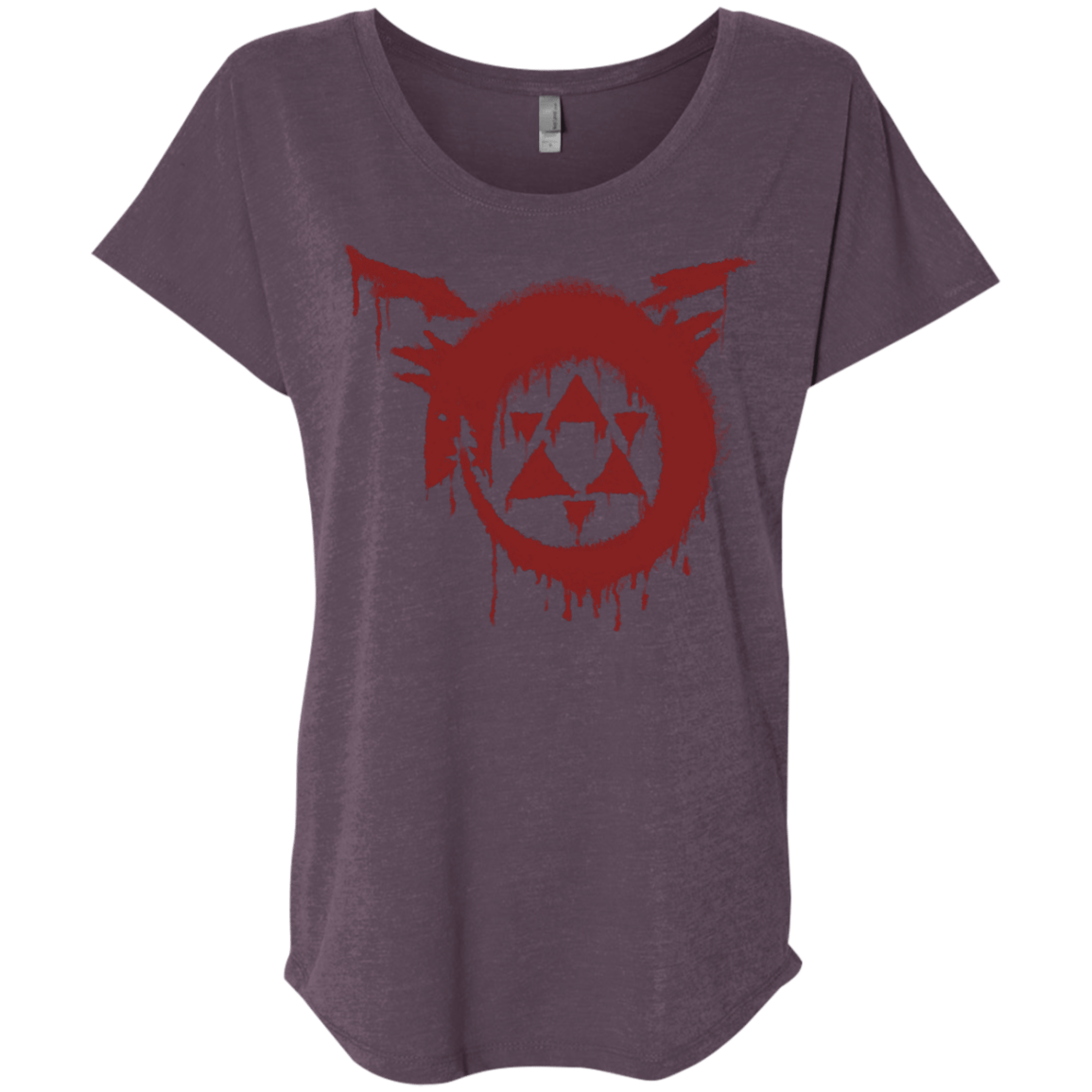 T-Shirts Vintage Purple / X-Small Homunculus Triblend Dolman Sleeve