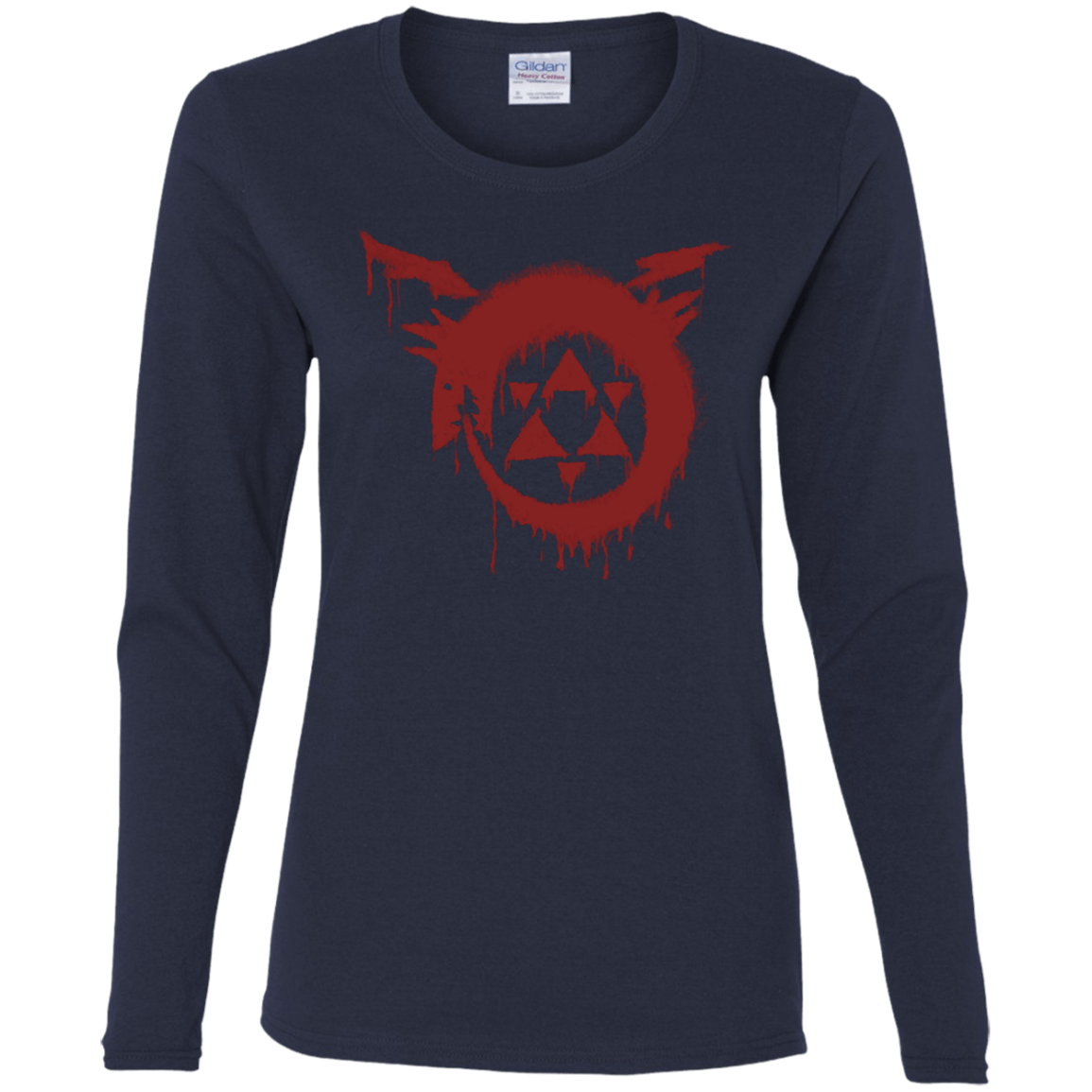 T-Shirts Navy / S Homunculus Women's Long Sleeve T-Shirt