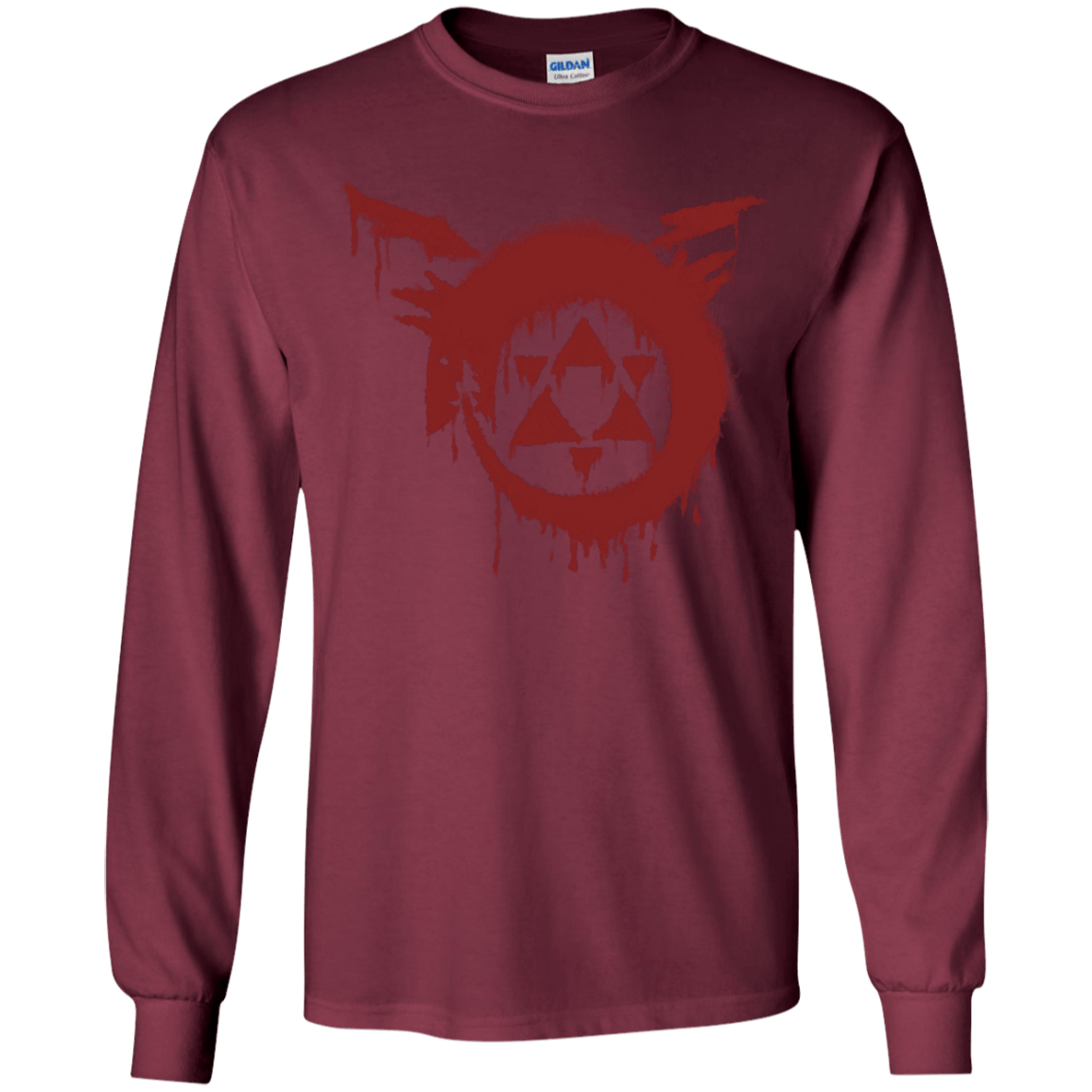 T-Shirts Maroon / YS Homunculus Youth Long Sleeve T-Shirt