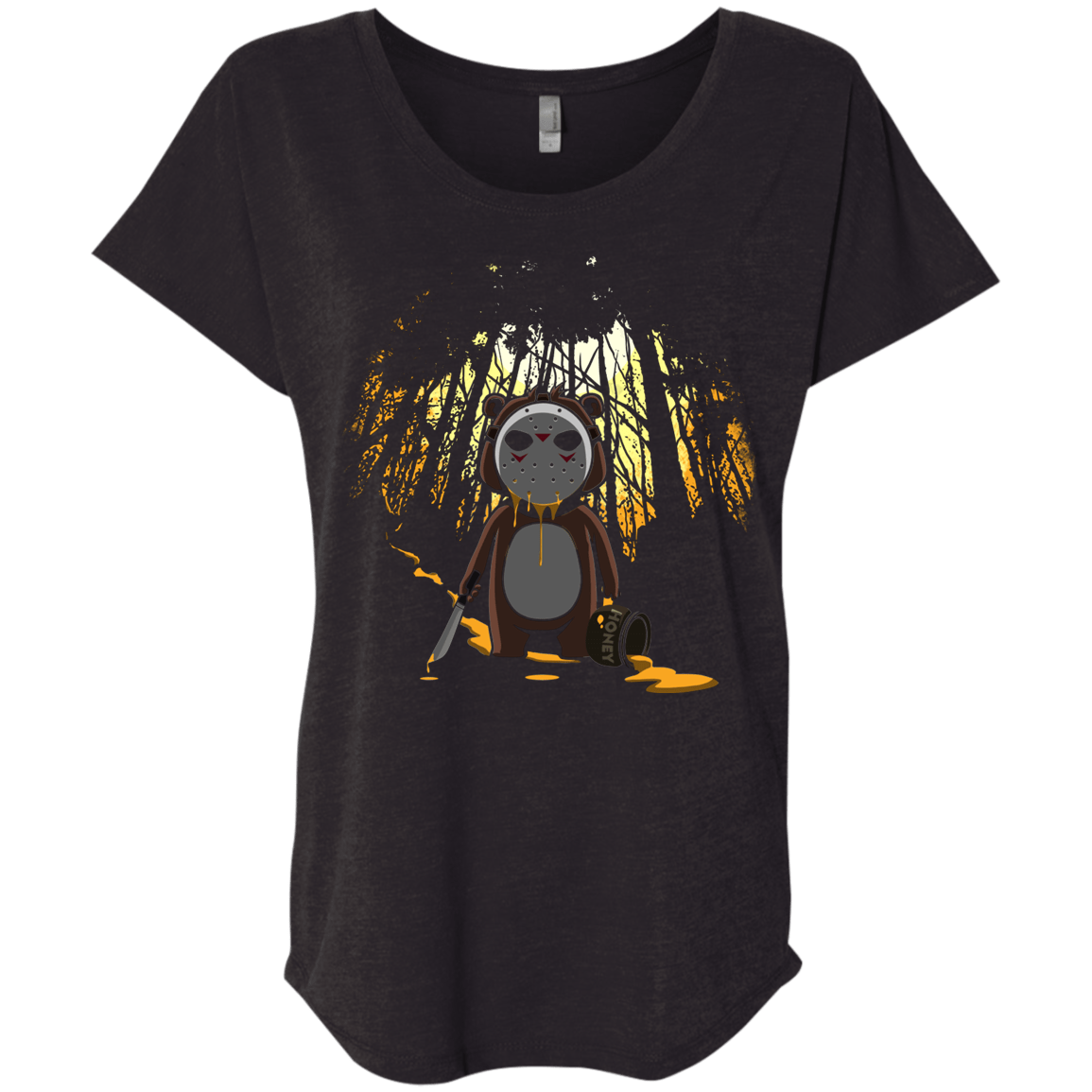 T-Shirts Vintage Black / X-Small Honey the 13th Triblend Dolman Sleeve