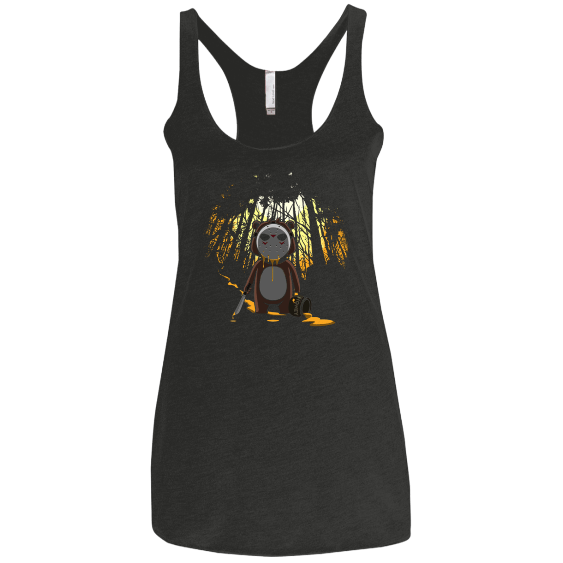 T-Shirts Vintage Black / X-Small Honey the 13th Women's Triblend Racerback Tank
