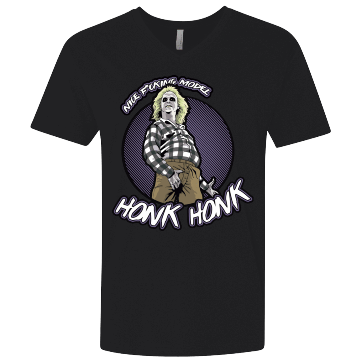 T-Shirts Black / X-Small Honk Honk Men's Premium V-Neck