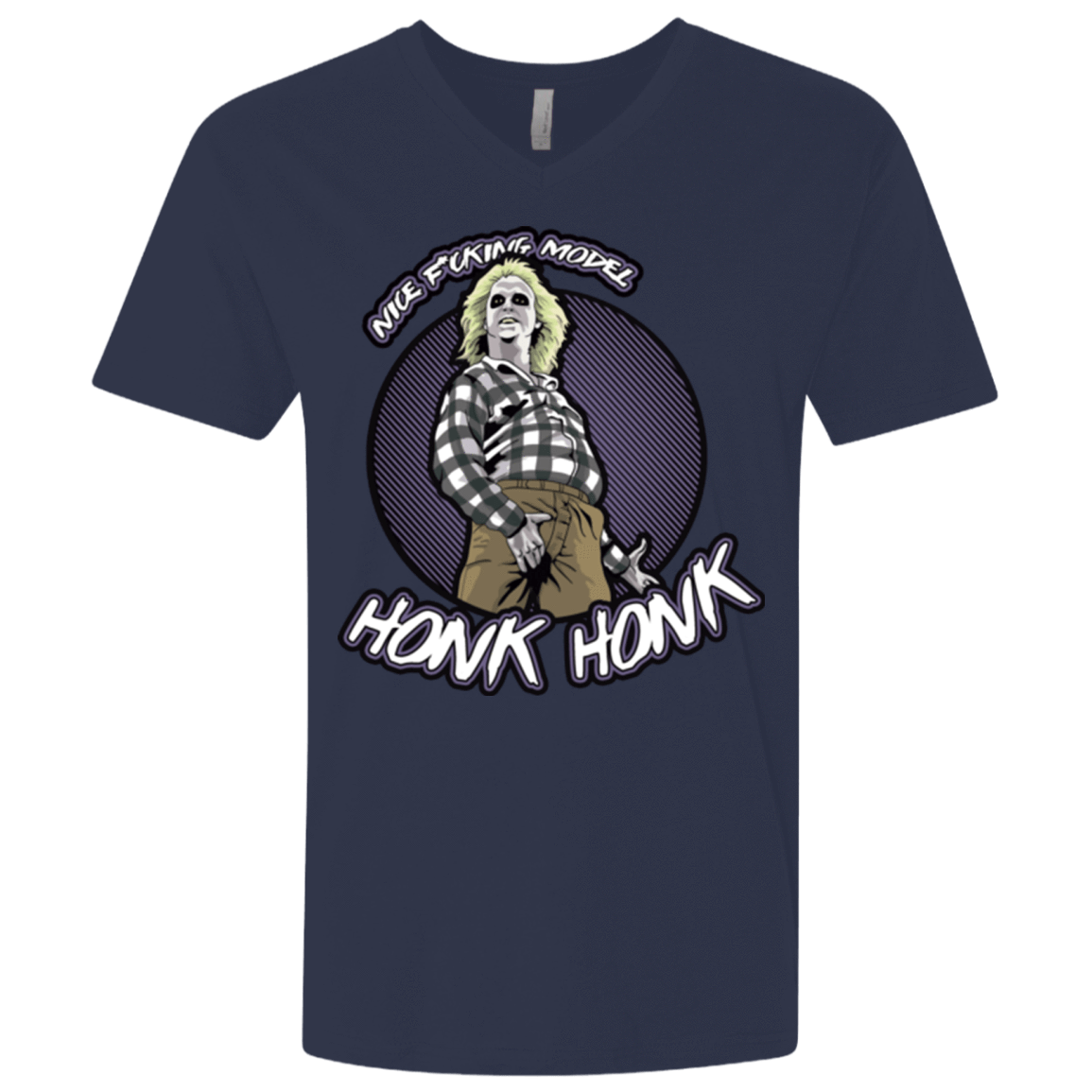 T-Shirts Midnight Navy / X-Small Honk Honk Men's Premium V-Neck