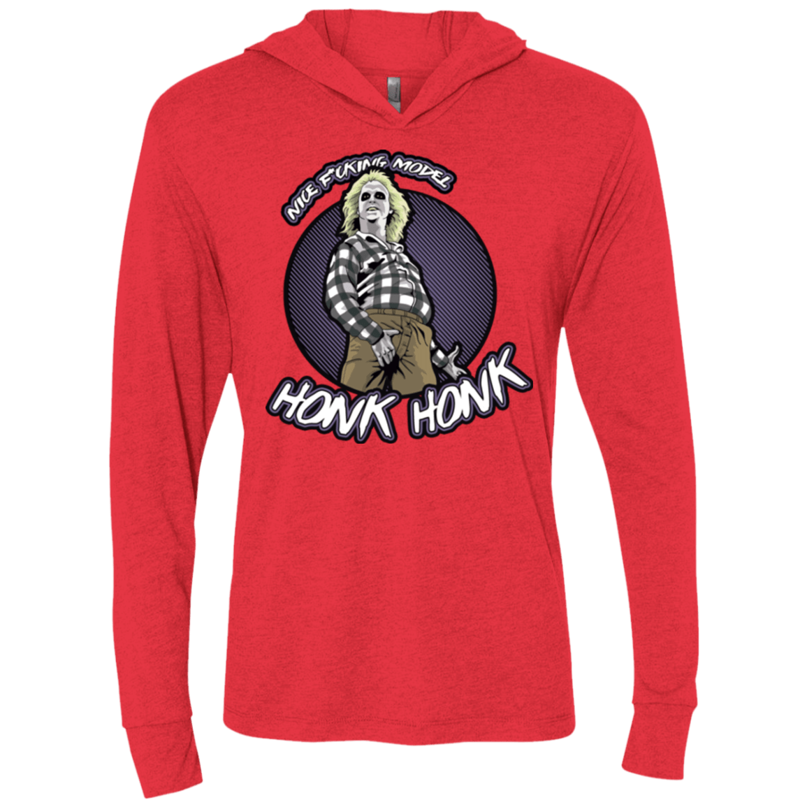 T-Shirts Vintage Red / X-Small Honk Honk Triblend Long Sleeve Hoodie Tee