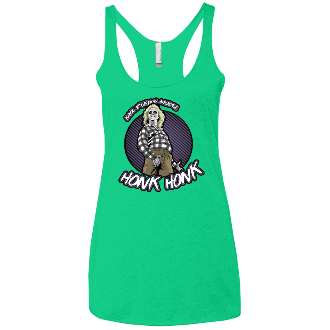 T-Shirts Envy / X-Small Honk Honk Women's Triblend Racerback Tank