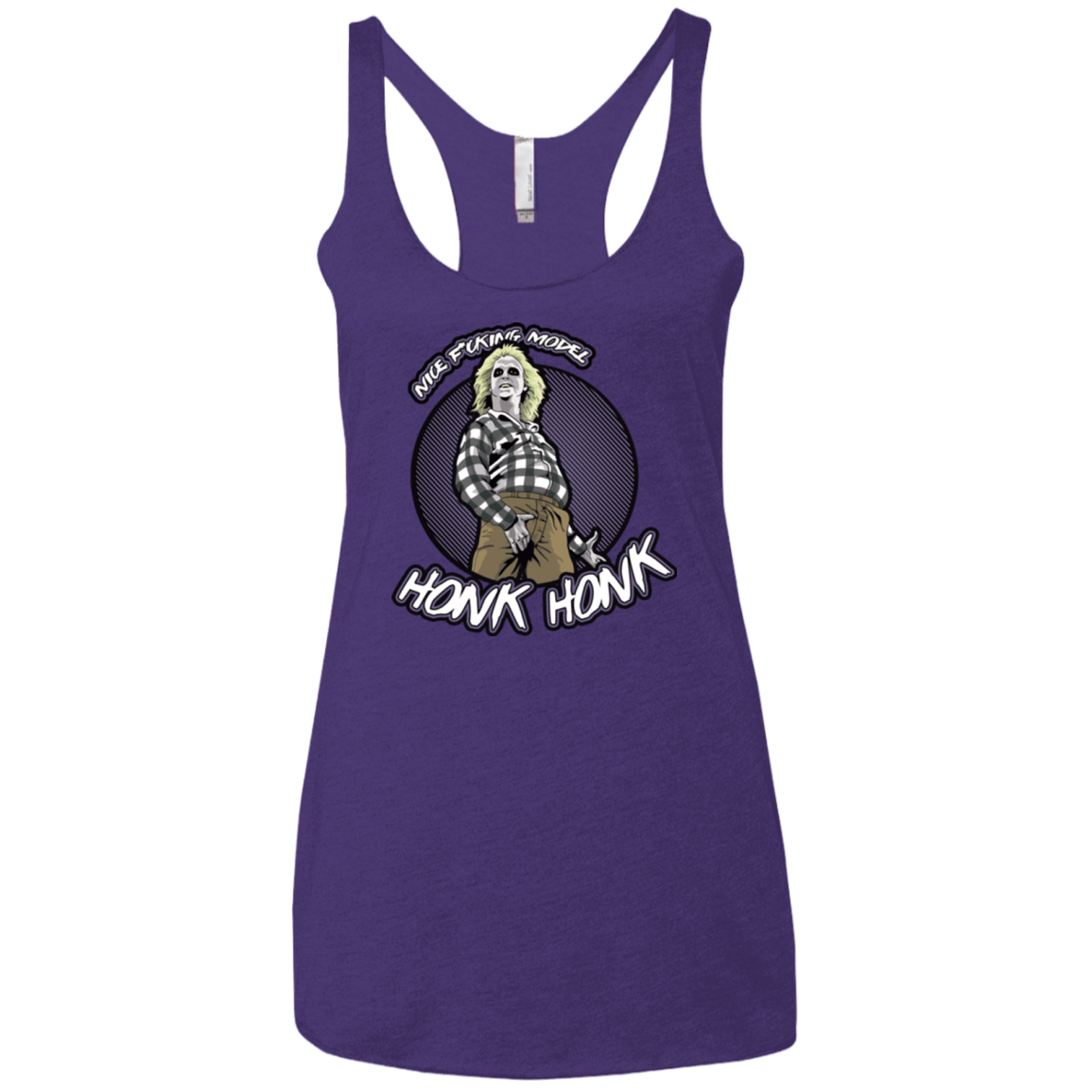 T-Shirts Purple Rush / X-Small Honk Honk Women's Triblend Racerback Tank