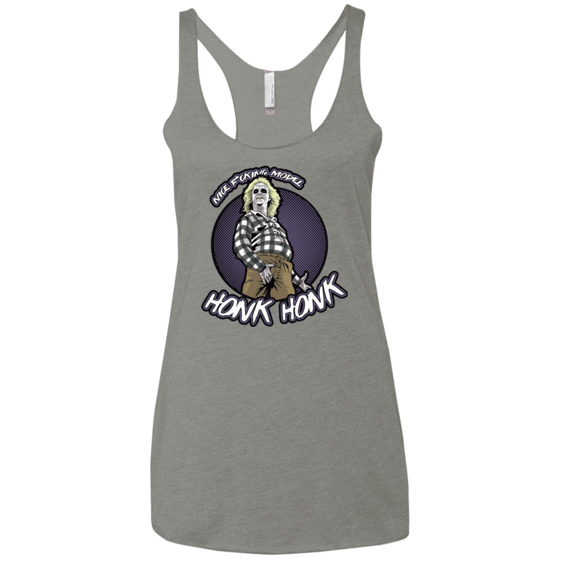 T-Shirts Venetian Grey / X-Small Honk Honk Women's Triblend Racerback Tank