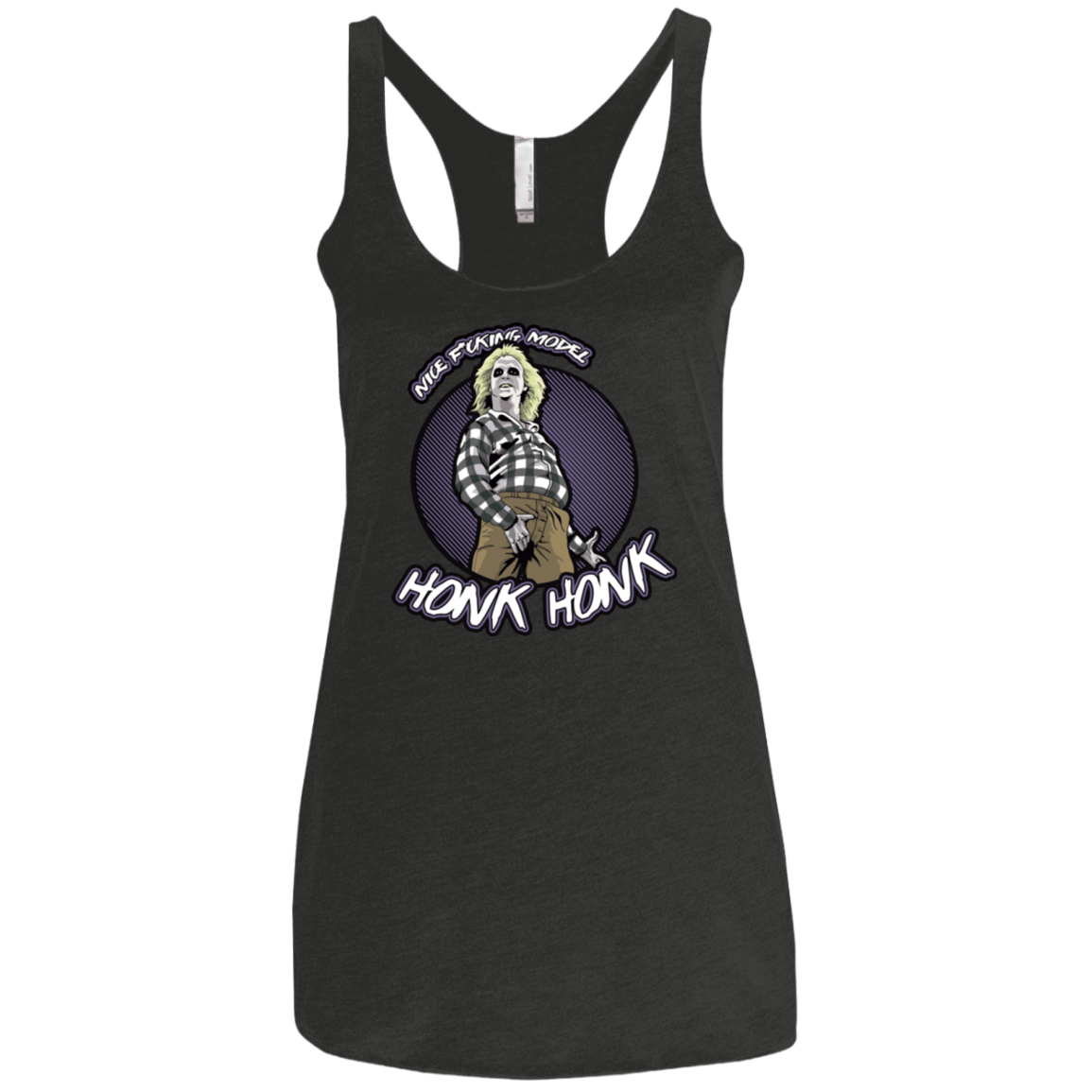 T-Shirts Vintage Black / X-Small Honk Honk Women's Triblend Racerback Tank