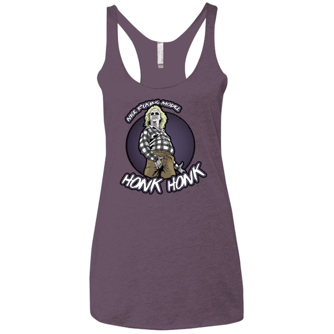 T-Shirts Vintage Purple / X-Small Honk Honk Women's Triblend Racerback Tank