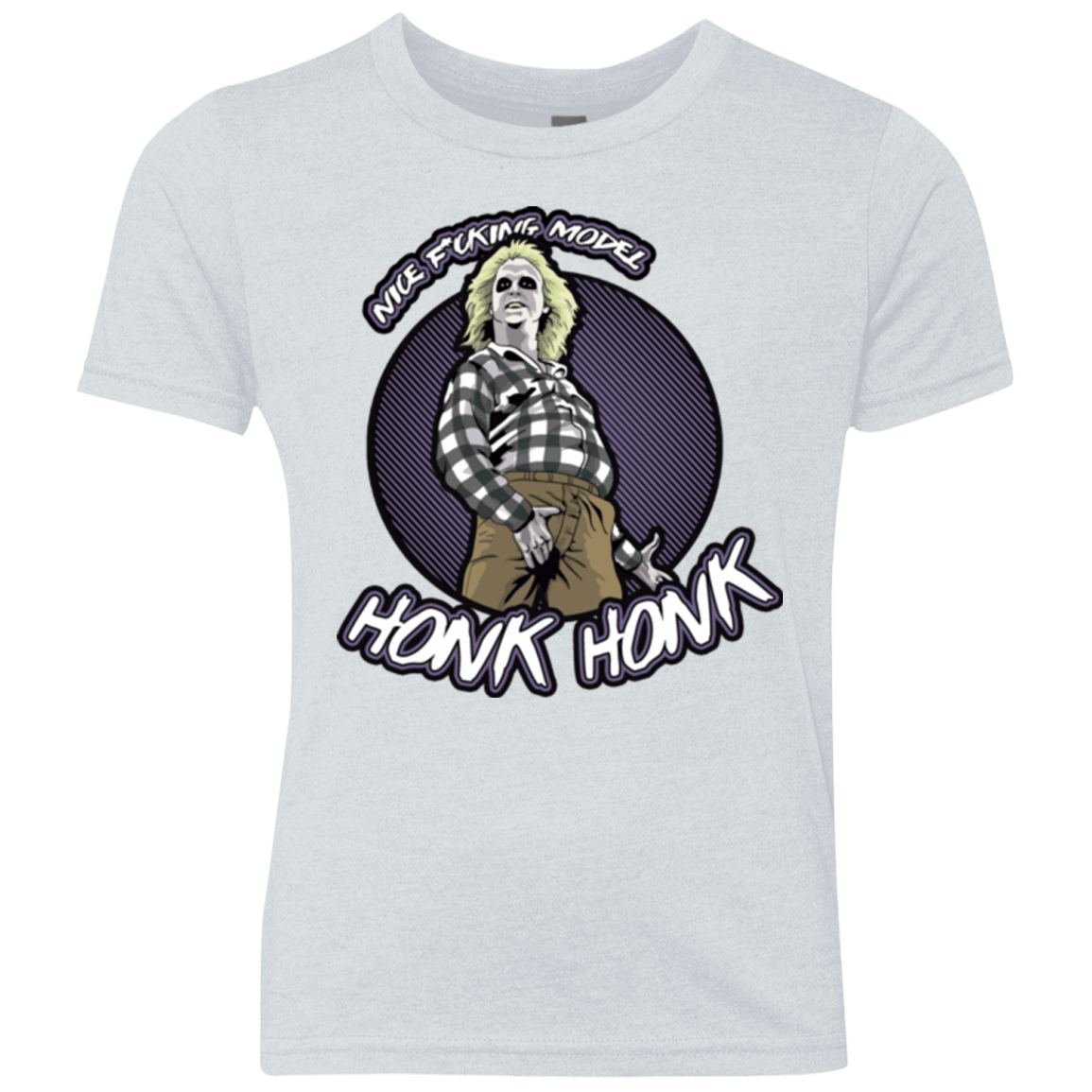 T-Shirts Heather White / YXS Honk Honk Youth Triblend T-Shirt